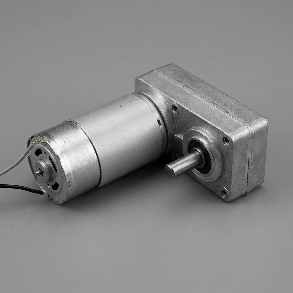 PMDC WORM GEAR MOTOR